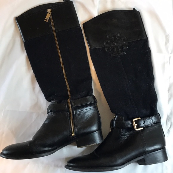 Tory Burch Shoes - Tory Burch wool and leather riding boots
